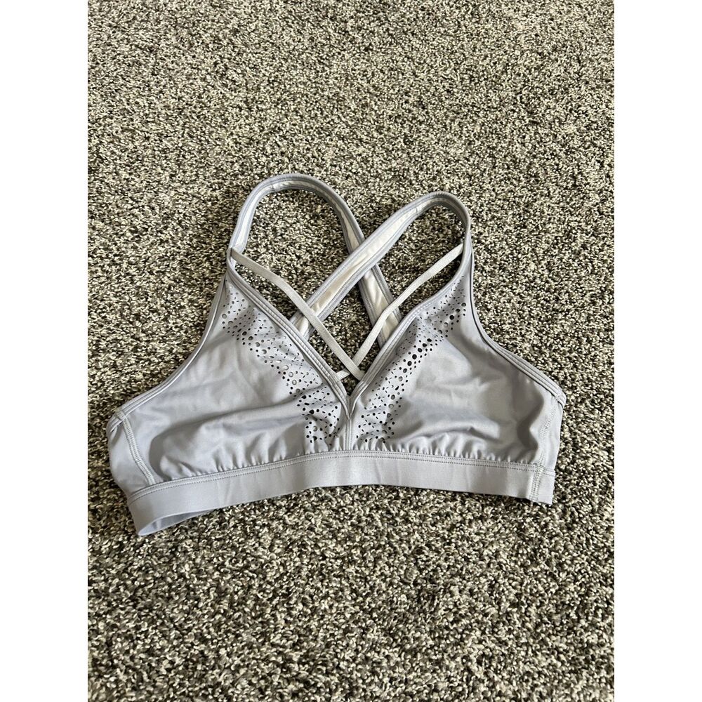 Victoria Sport by Victoria's Secret Purple Strappy Criss-Cross Back Sports Bra M